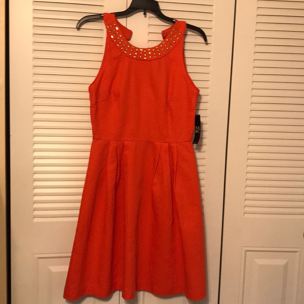 NWT Orange Cocktail Dress
